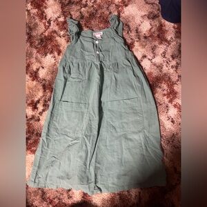 Cat & Jack Girls Sage Green Sundress with Pockets